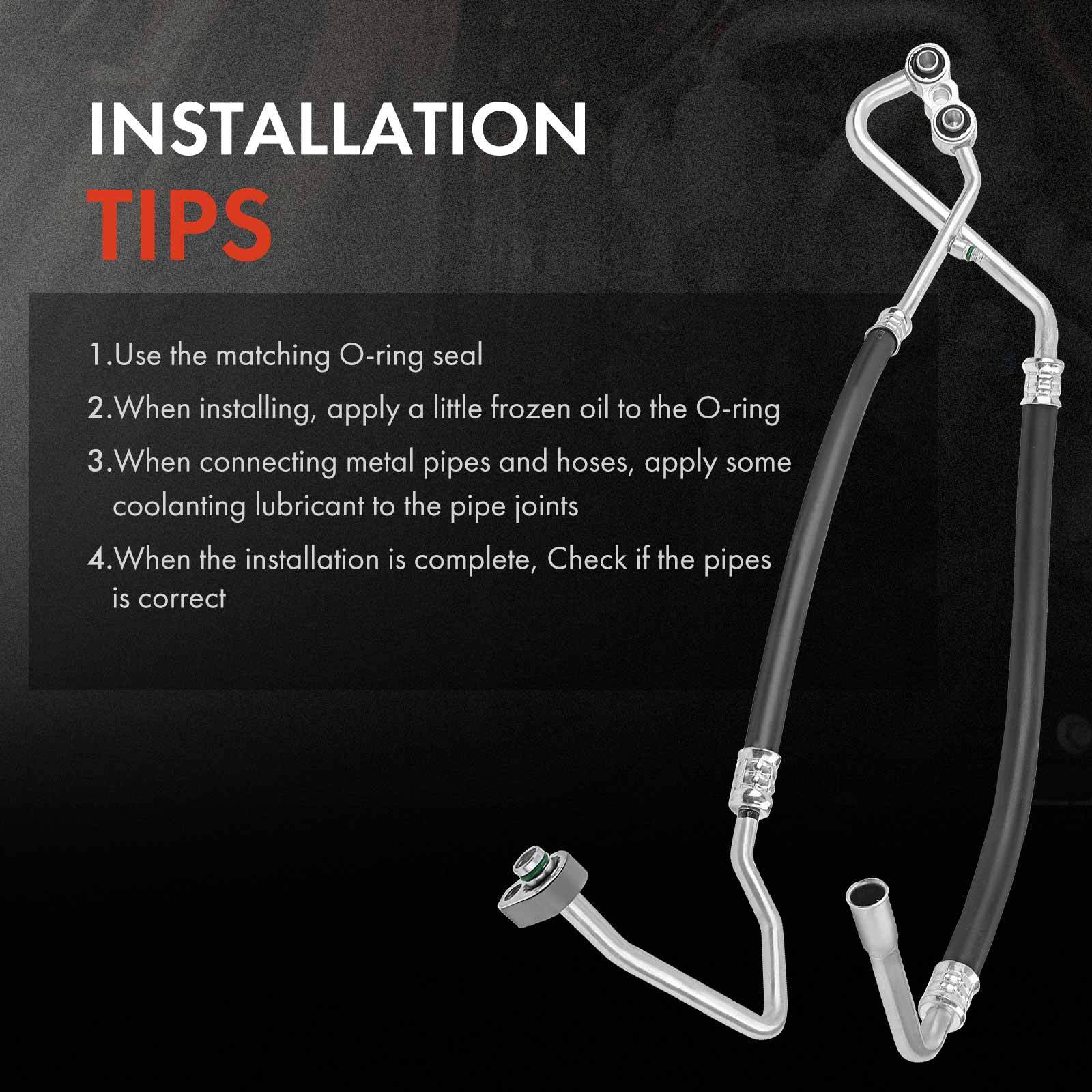 Suction And Discharge Assembly for Dodge Ram 2500 2006-2009 Ram 3500 5.9L 6.7L