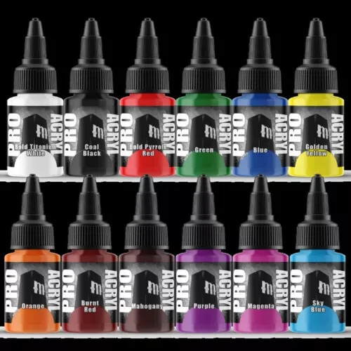 PRO ACRYL PAINT - Monument Hobbies - Choose your Color(s) - NEW - FAST SHIPPING