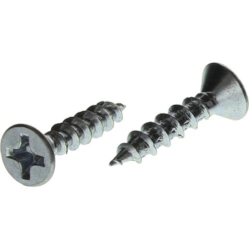 Phillips Flat Head #6 x 1/2", 5/8" or 3/4" Wood particle board MDF screws Zinc
