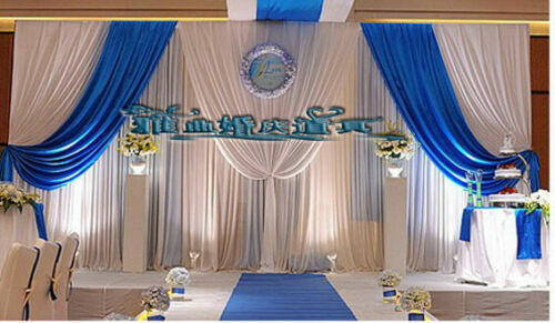 DOUBLE CROSS BAR ADJUSTABLE QUICK BACKDROP KIT 10FT x 20FT PIPE WITHOUT DRAPE