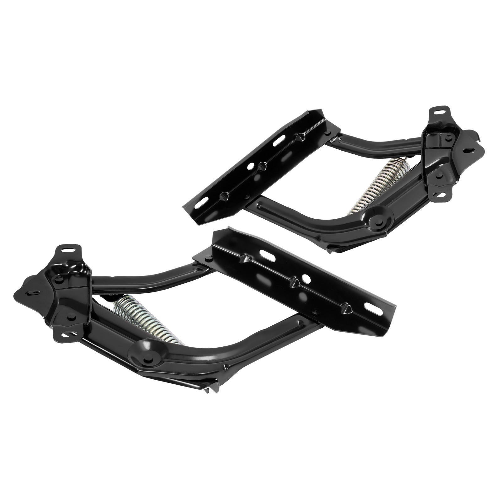 Hood Hinges Pair LH+RH For 1973-1979 Ford F100 F150 F250 F350 Bronco w/ Spring