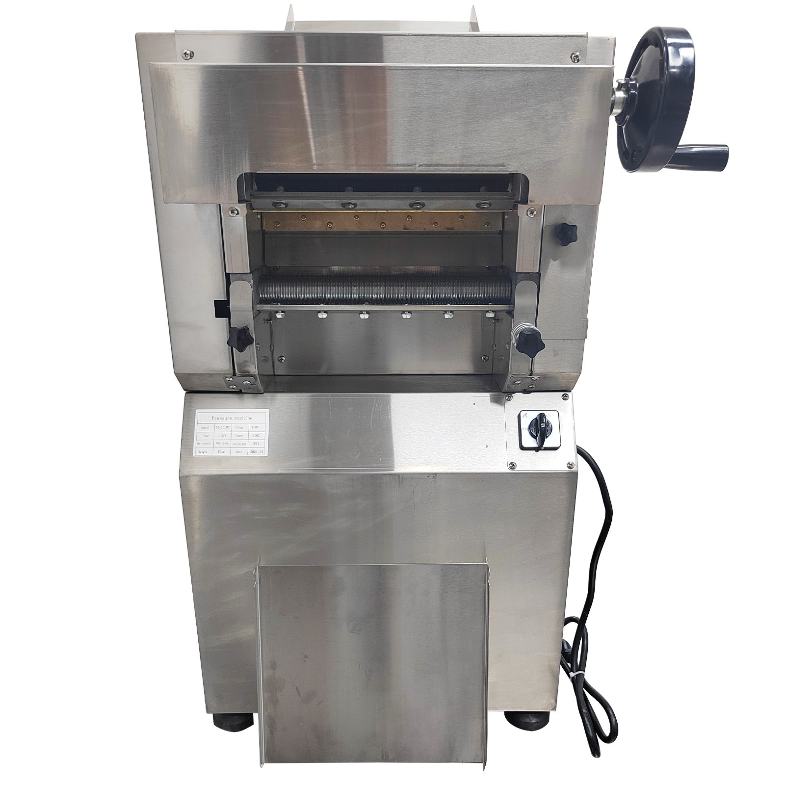 USED! 11.4" Electric Dough Roller Noodles Sheet Maker 110V 1.5KW 1.5mm Cutter