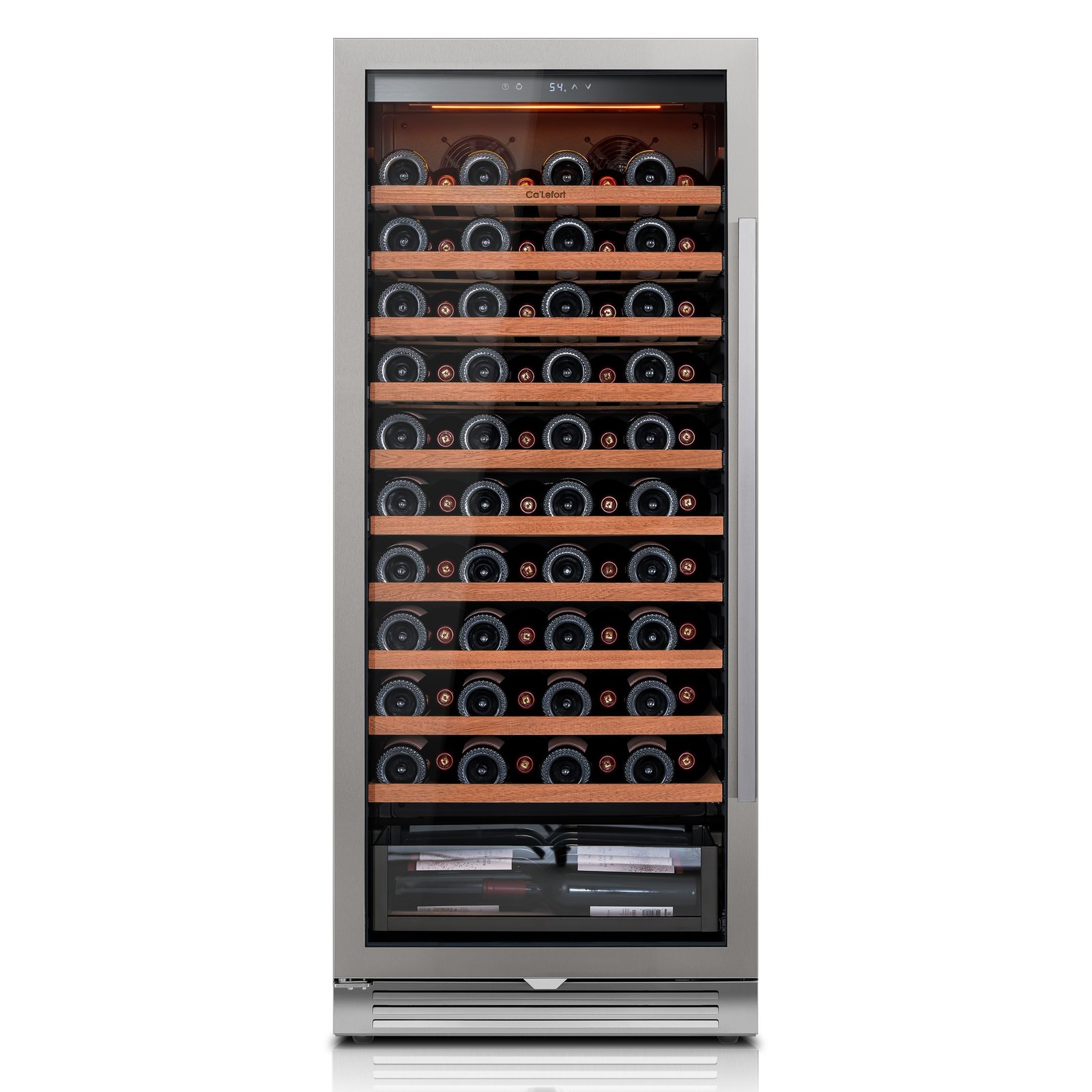 Ca'Lefort Wine Cooler Refrigerator 90 Bottles 40-65°F Left-Hinged Bar/Restaurant