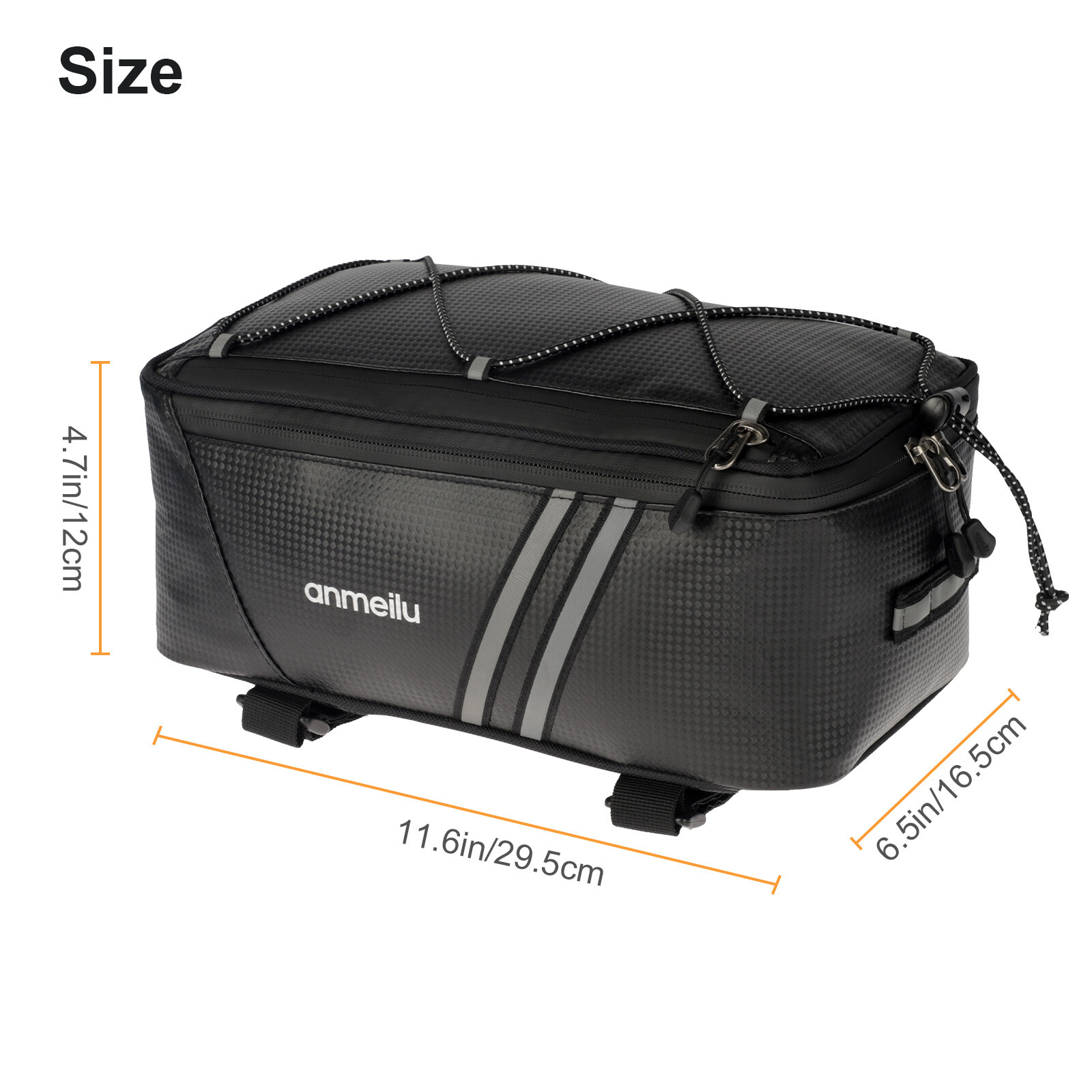 Waterproof Bicycle Rear Rack Seat Bag Bike Cycling Storage Pouch Trunk Pannier