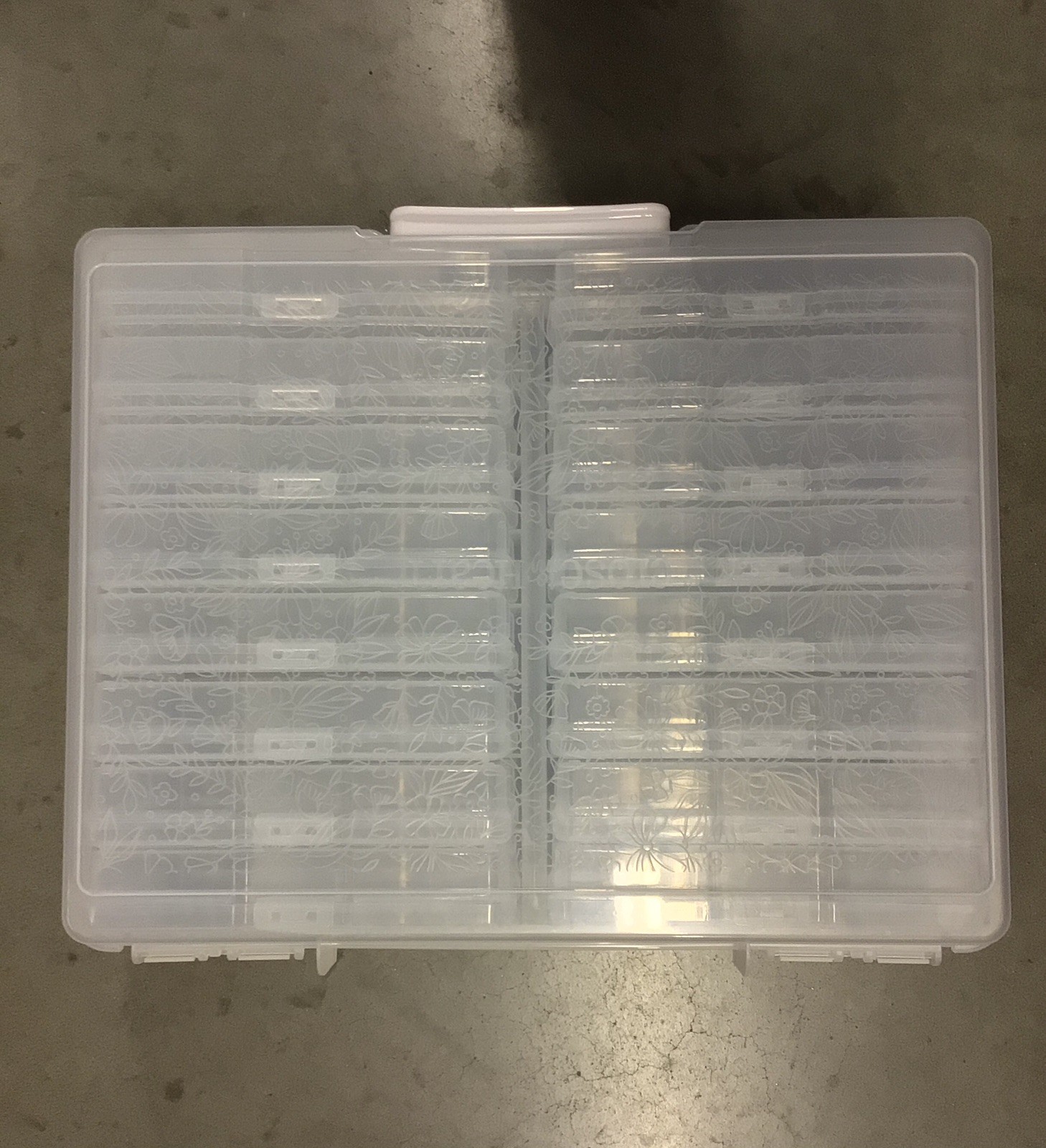 CTMH Photo Craft Storage Organizing Case 14” X 11” X 5” W/ 16 Organizer Boxes