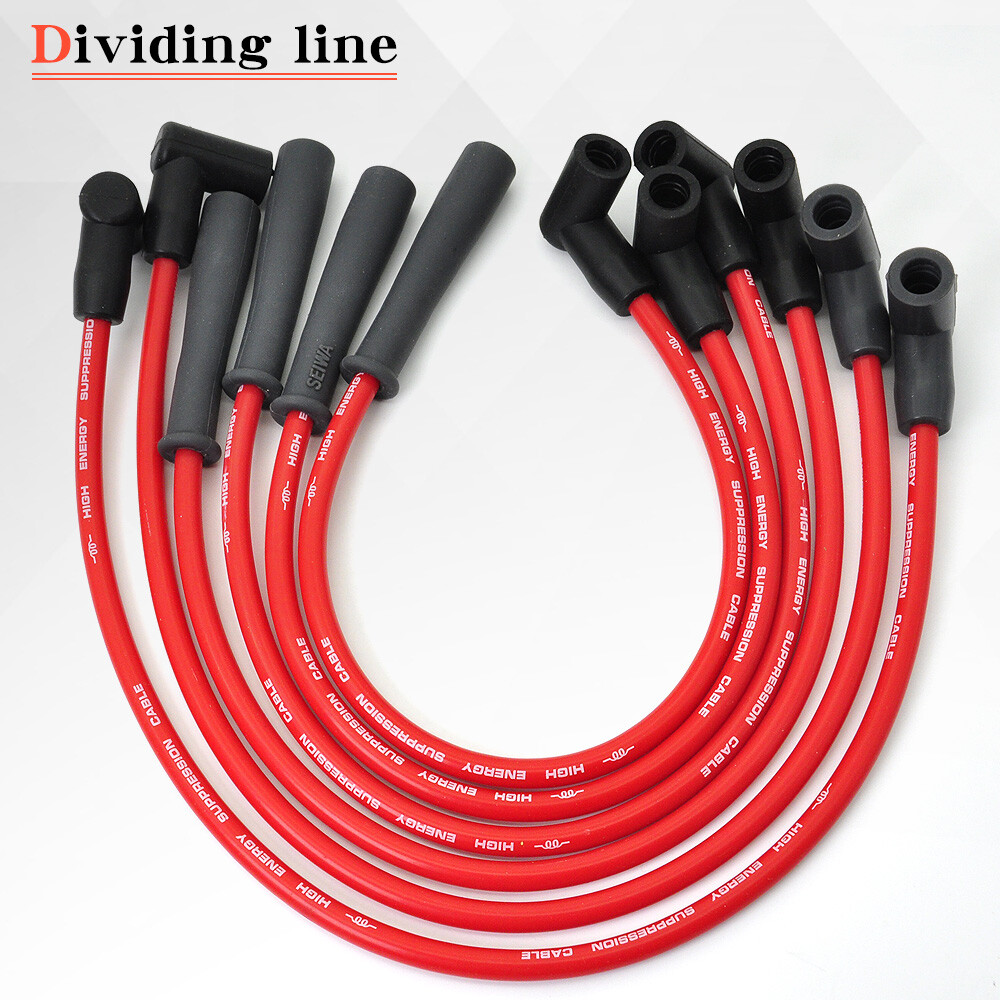 INLINE 6 232 258 4.2L 6 CYL HEI DISTRIBUTOR + RED WIRES USA FOR JEEP CJ5 CJ7 AMC