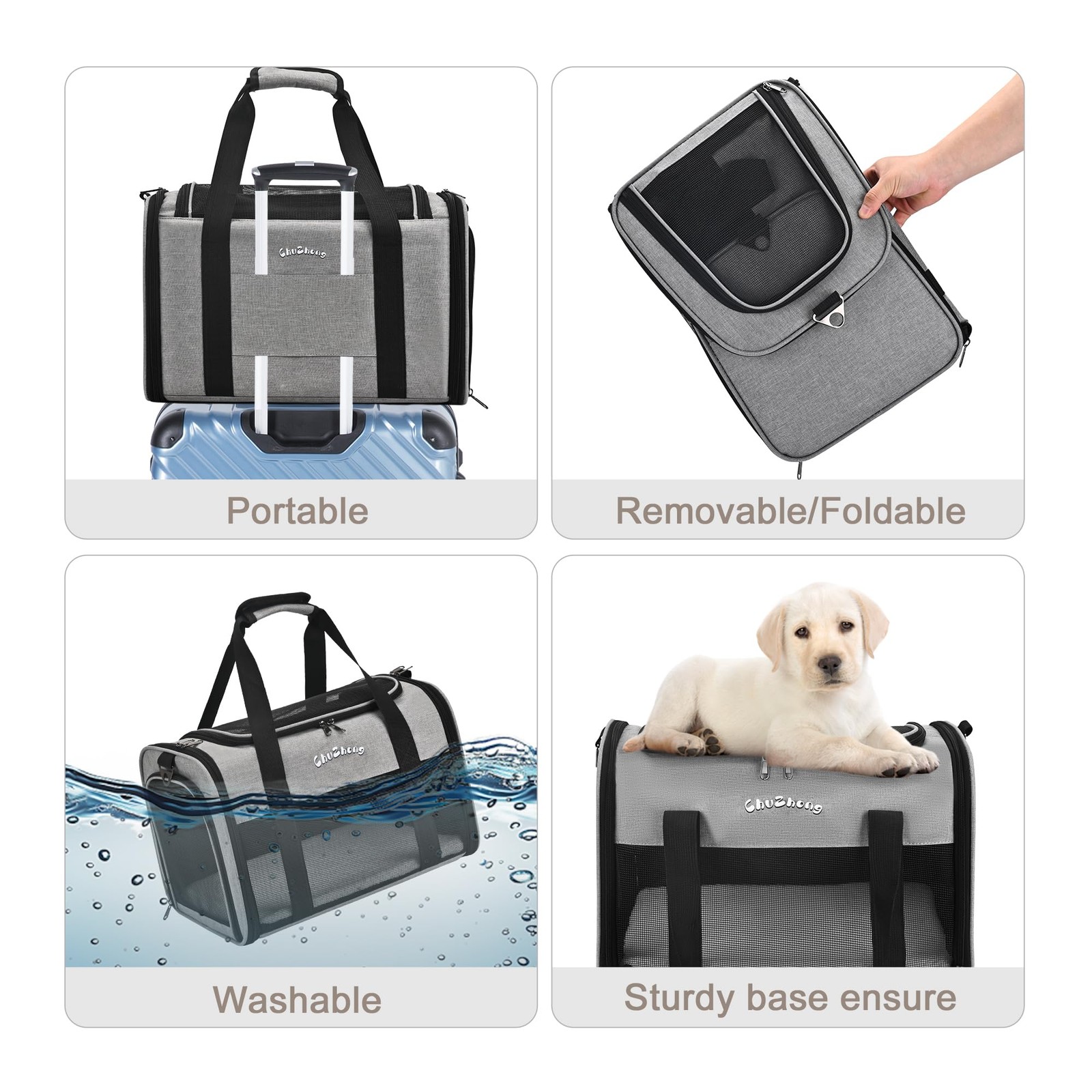 Airline Approved Pet Carrier for Cats & Small Dogs (Up to 18 Lbs) - Soft Side...