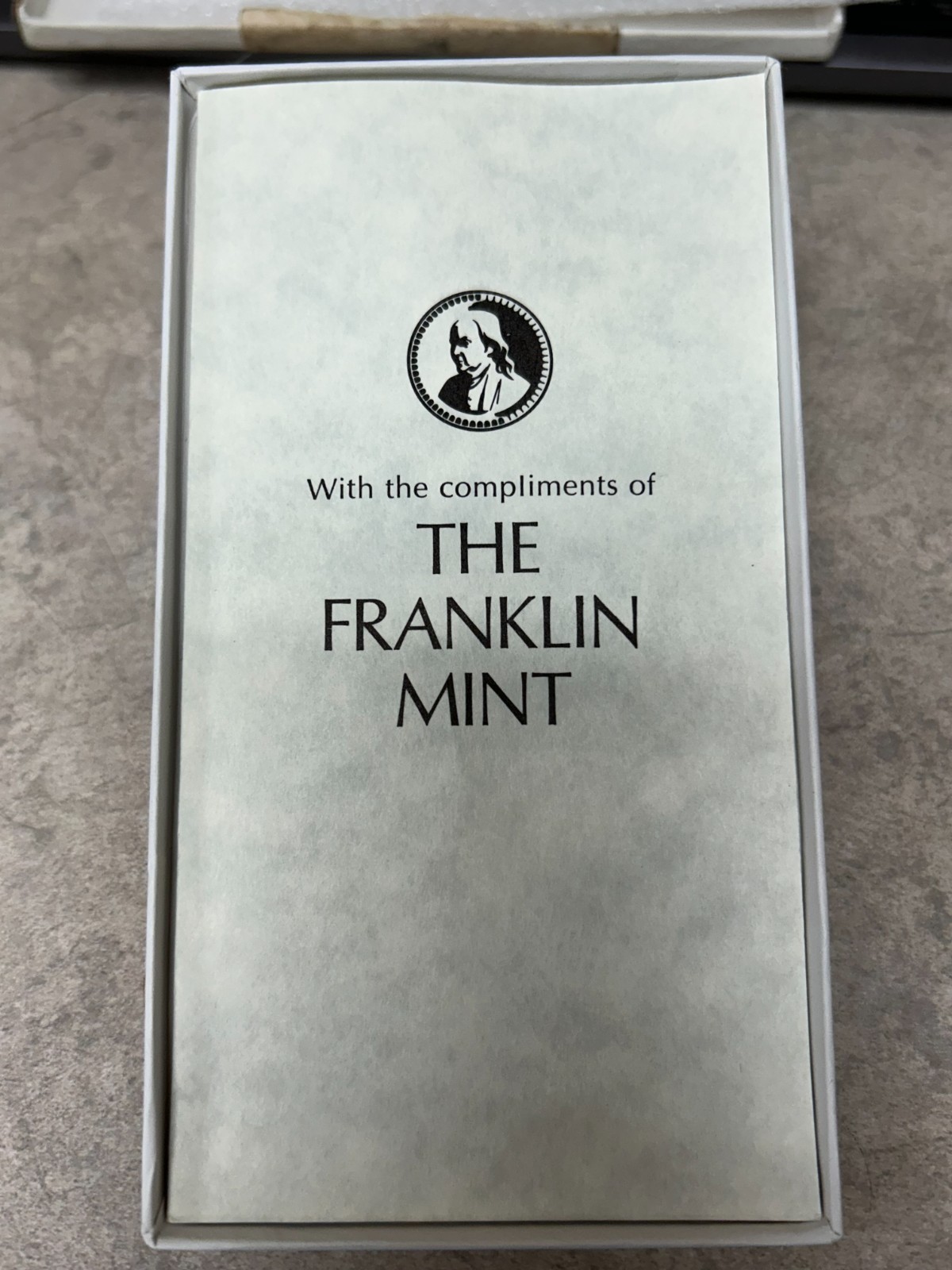 1971 Franklin Mint Apollo 14 Silver Medal - On Board Command Module