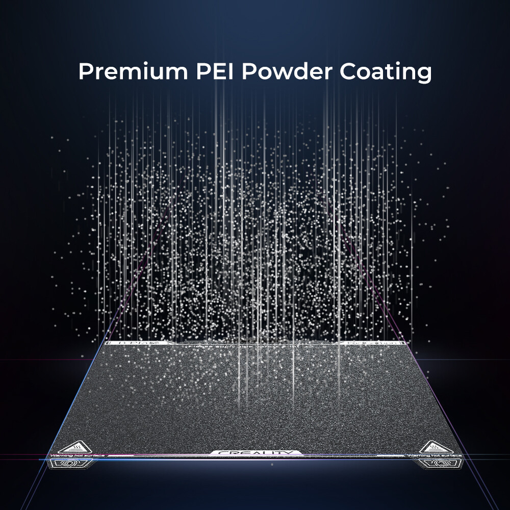 Creality K1C Build Plate 235x235mm Textured PEI Flexible Spring Steel for K1C