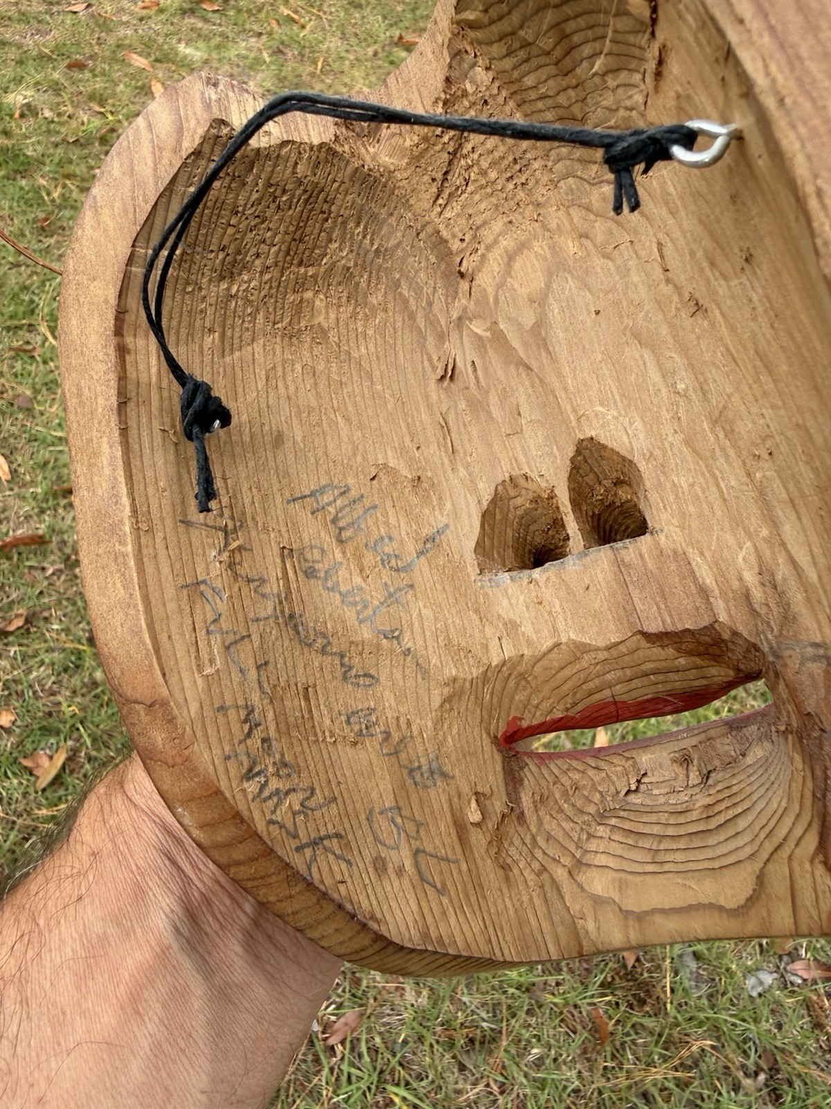 Northwest Coast Carved Cedar Full Moon Mask by Alfred Robertson