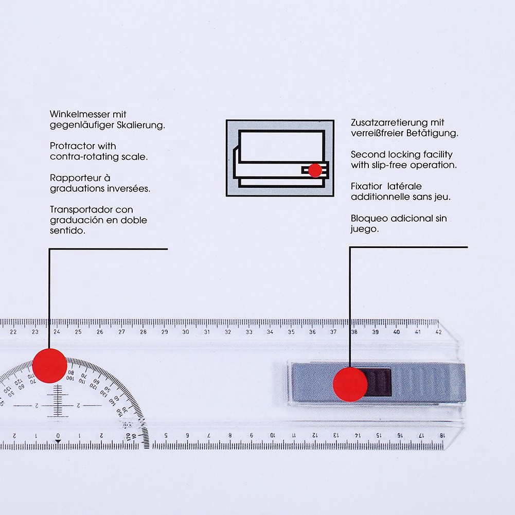Hot A3 Drawing Board Portable Drafting Kit Table With Ruler UTS