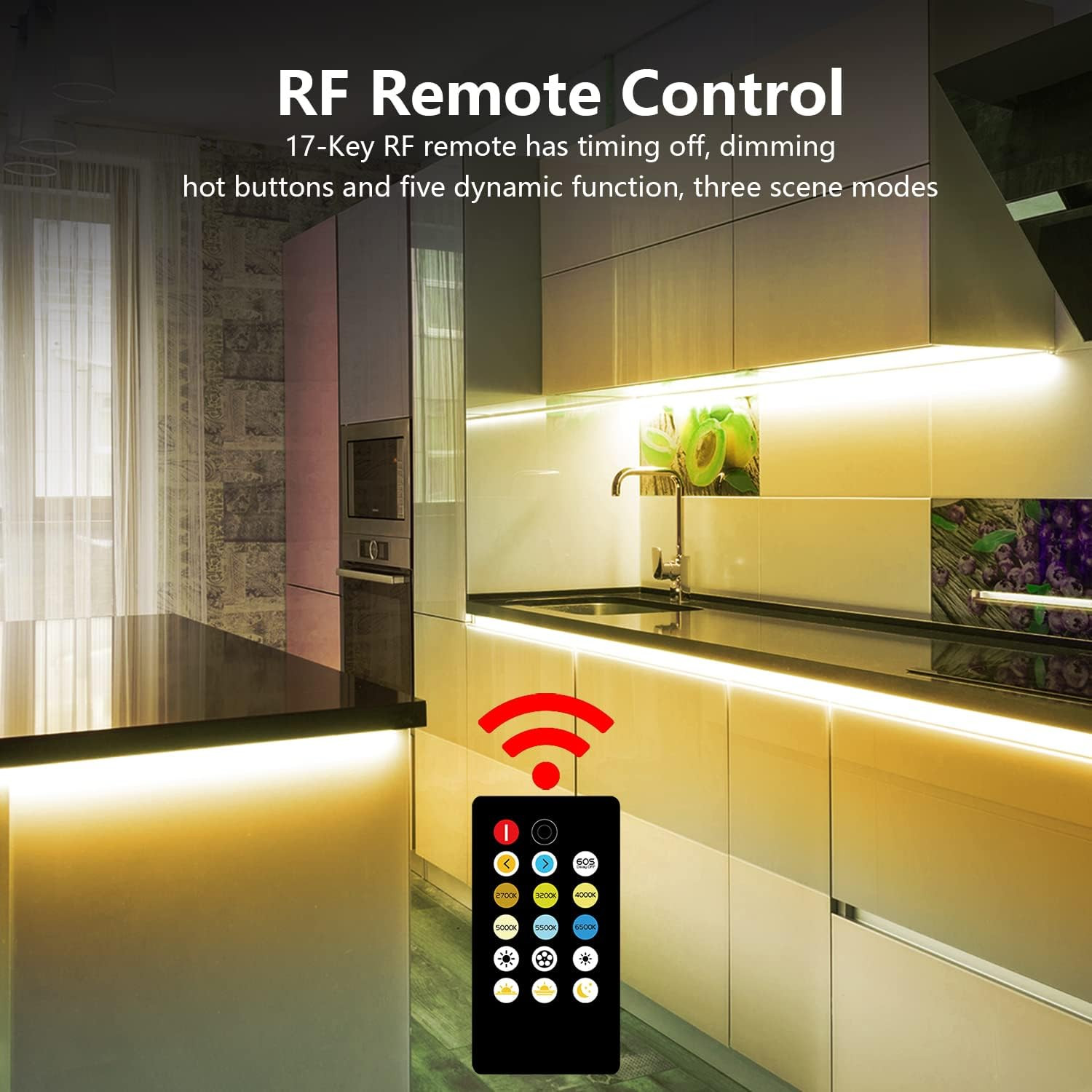 Led under Cabinet Lighting Kit Flexible Led Strip Light under Counter Lights