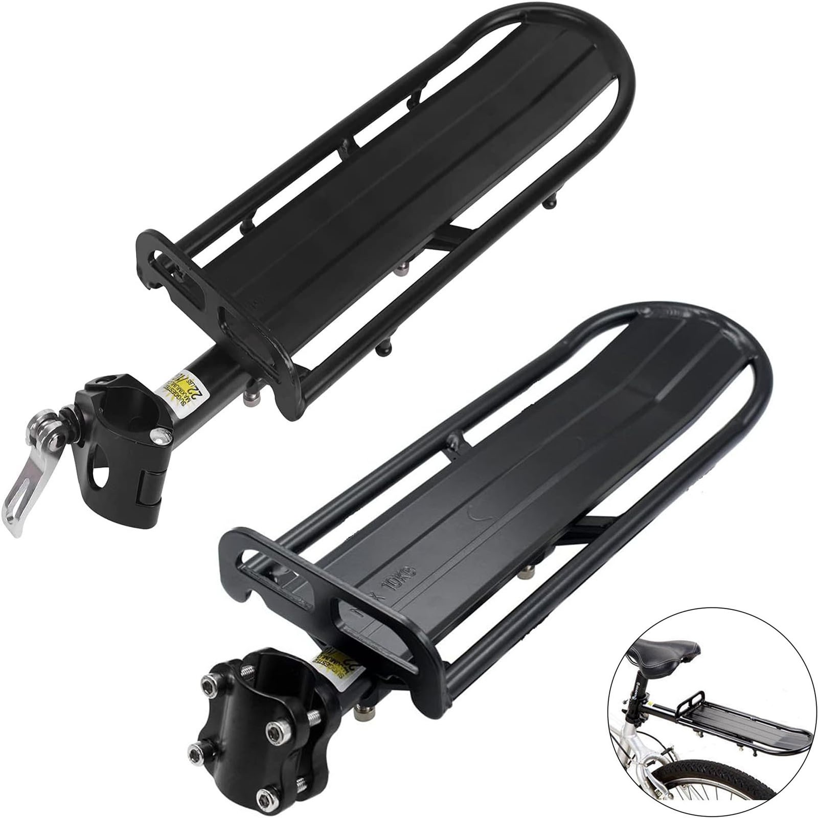 Bike Rear Carrier Rack Mountain Road Bicycle Bracket Cycle Luggage Cargo Holder