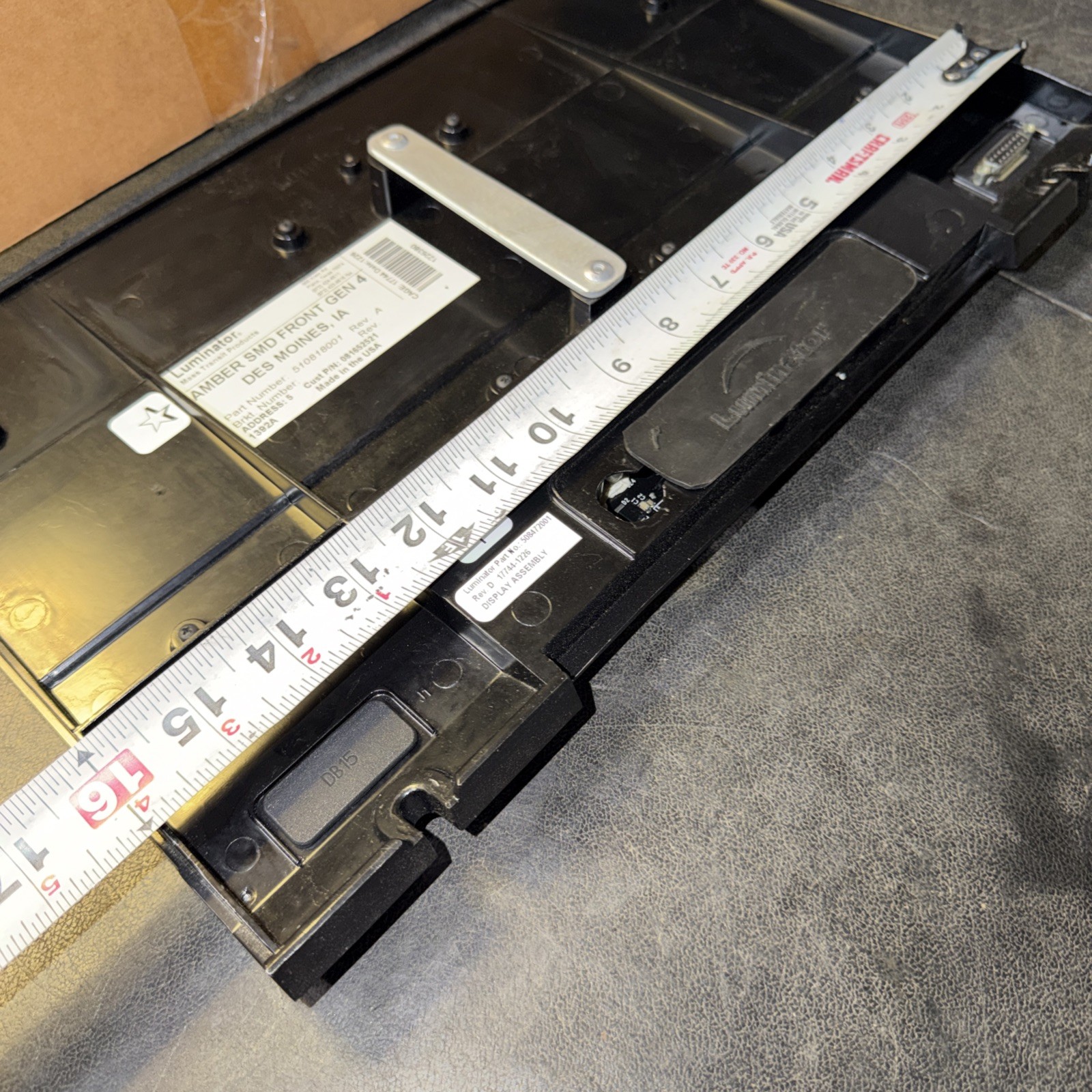 LUMINATOR 16x40 SMD FRONT HORIZON DISPLAY 510818001 LED AMBER TRANSIT BUS SIGN