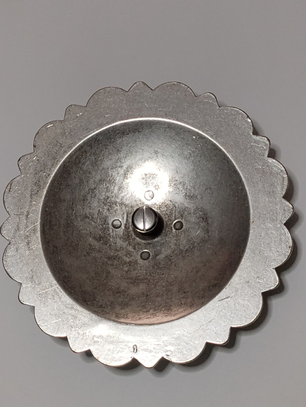 Large 4-1/2 inch Vintage Western Star Berry Concho with Chicago Screw Back #1