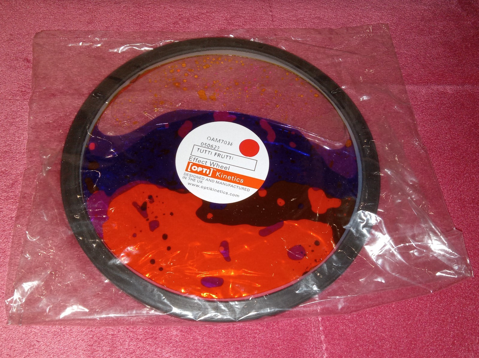 OPTIKINETICS 6" LIQUID OIL EFFECT WHEEL SOLAR AURA