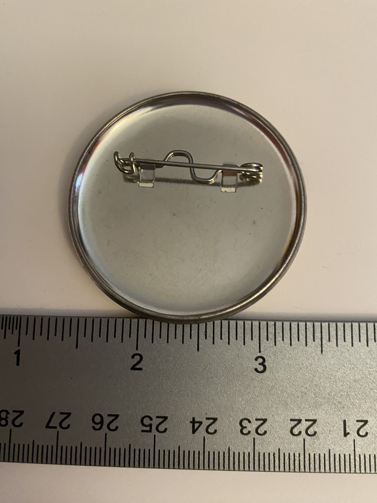 Telelect Means Quality Pin Back Button P86