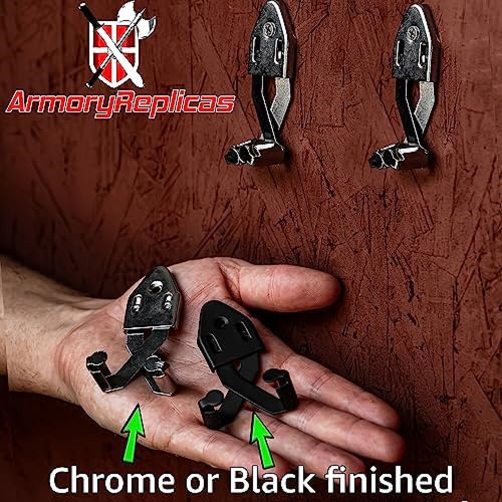 Universal Adjustable Sword Display Wall Hook Hanger Wall Mount for Sword ,Dagger