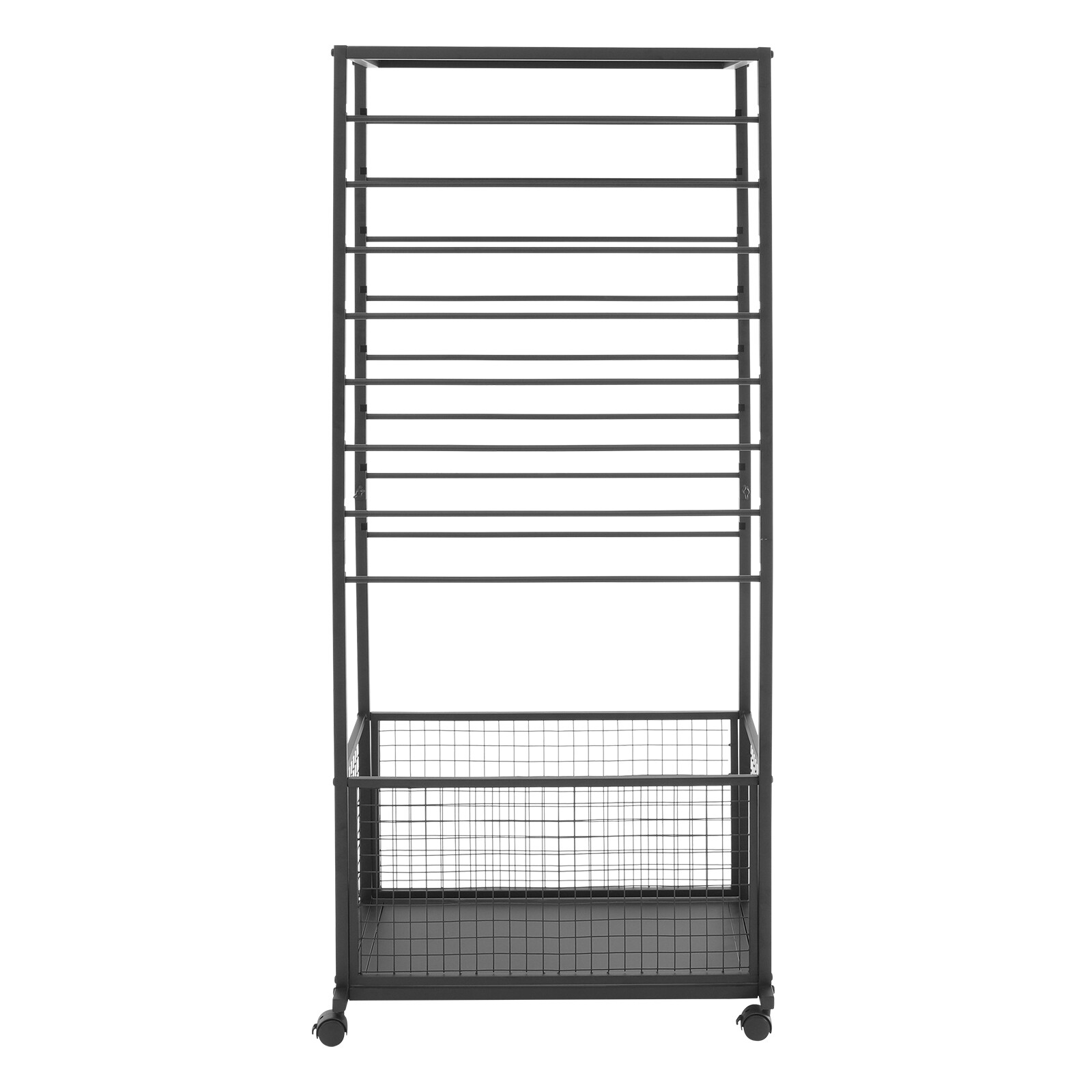 Ribbon Holder Organizer Rack w/Wheels Large Capacity Ribbon Stand Organizer