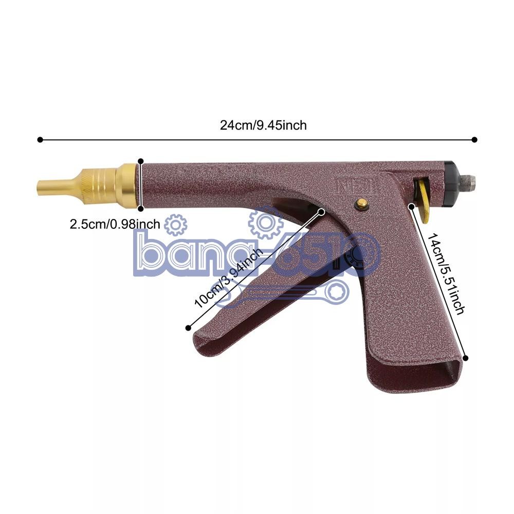 Tire Plugger Tubeless Tire Wheel Repair Gun Kit Mushroom Plug Probe Nozzle! Best