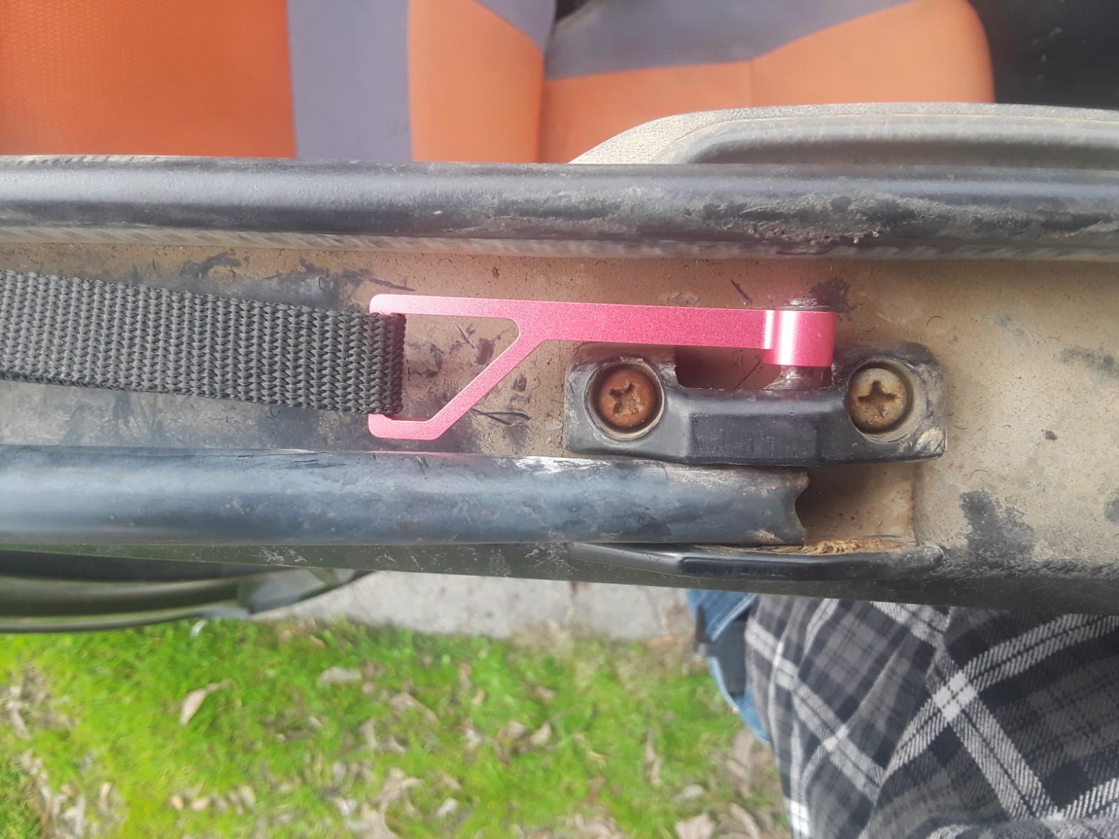 Billet Aluminum Geo Tracker/Suzuki Sidekick Soft Top Strap Tensioners (Set of 2)