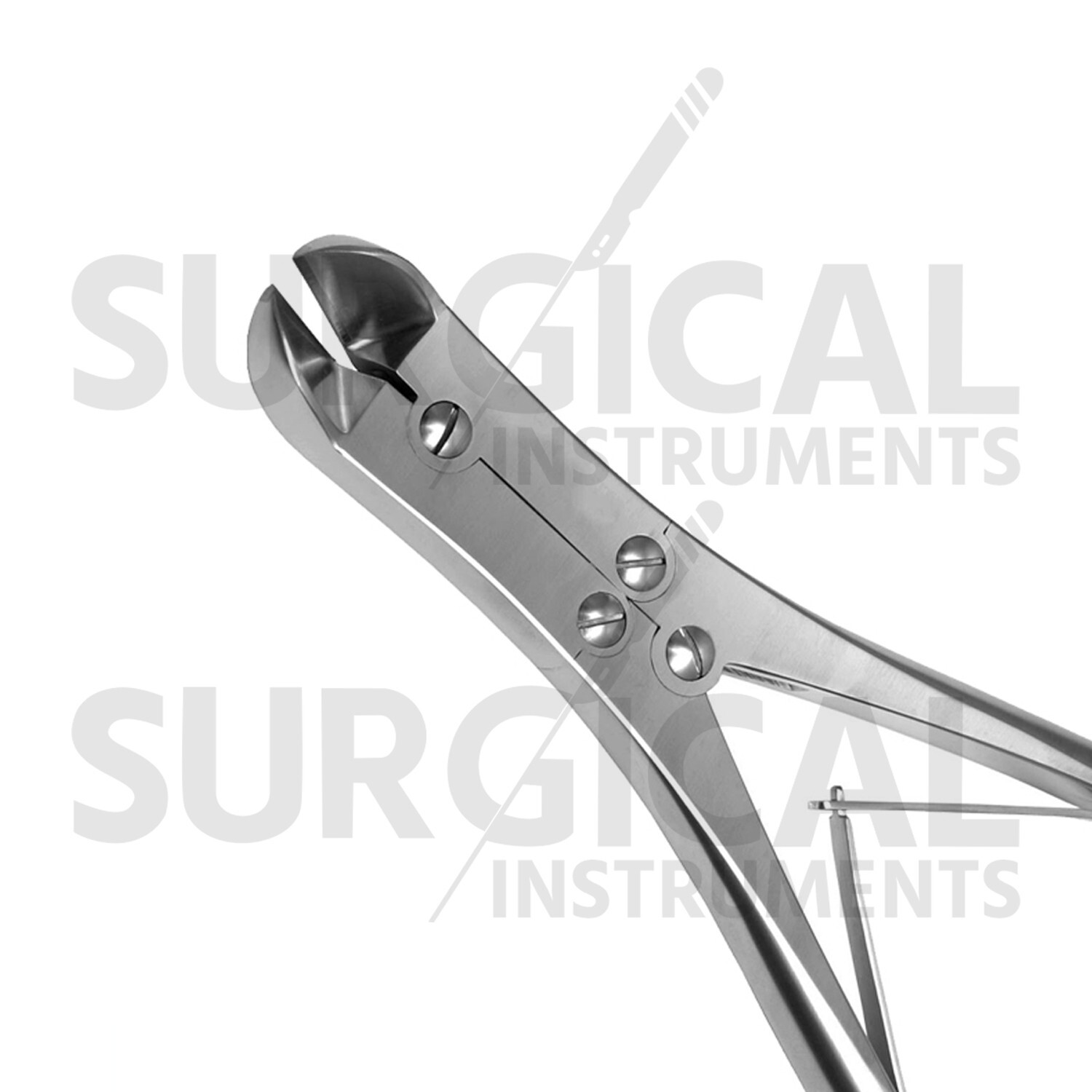 T/C Pin & Wire Cutter Orthopedic Surgical 8.5" Angled Curved German Grade