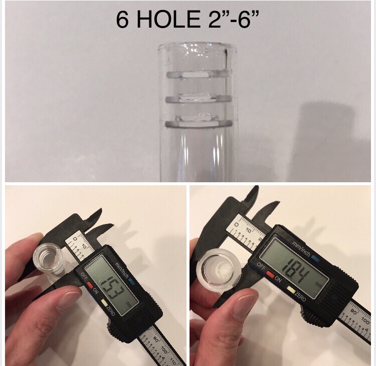 14mm Glass Downstem 45 Degree Curved Bent 3” 4” 5” 6” Inch Grommet Premium Perc