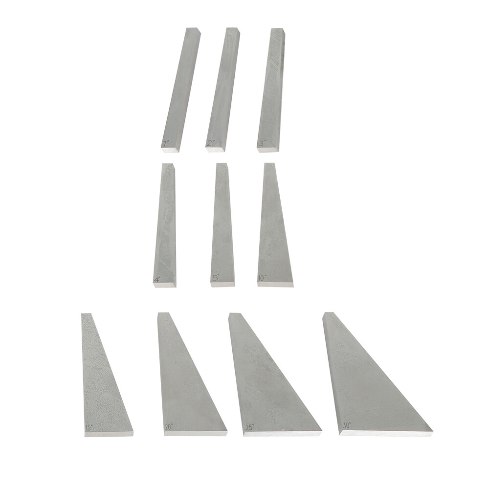 10 PCS MACHINIST GROUND ANGLE BLOCKS SET 1 - 30 DEGREE HARDENED