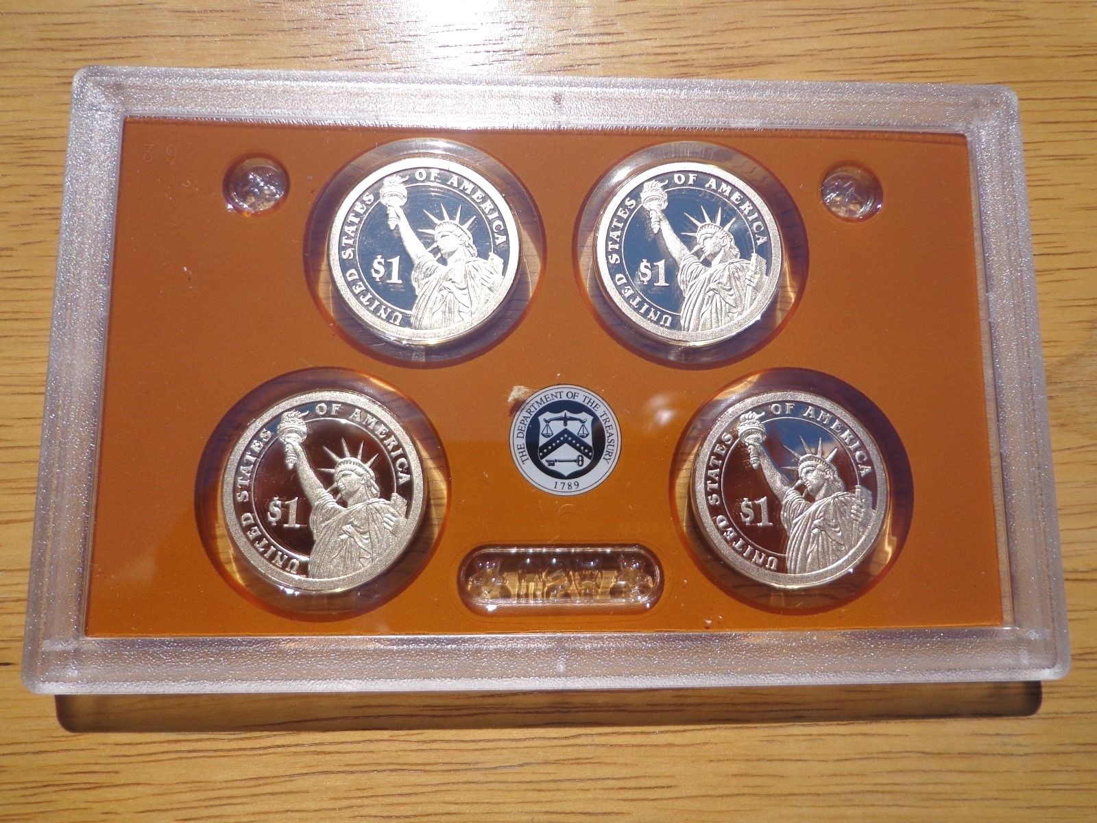 2014 S Presidential Proof Dollar Set No Box or Coa