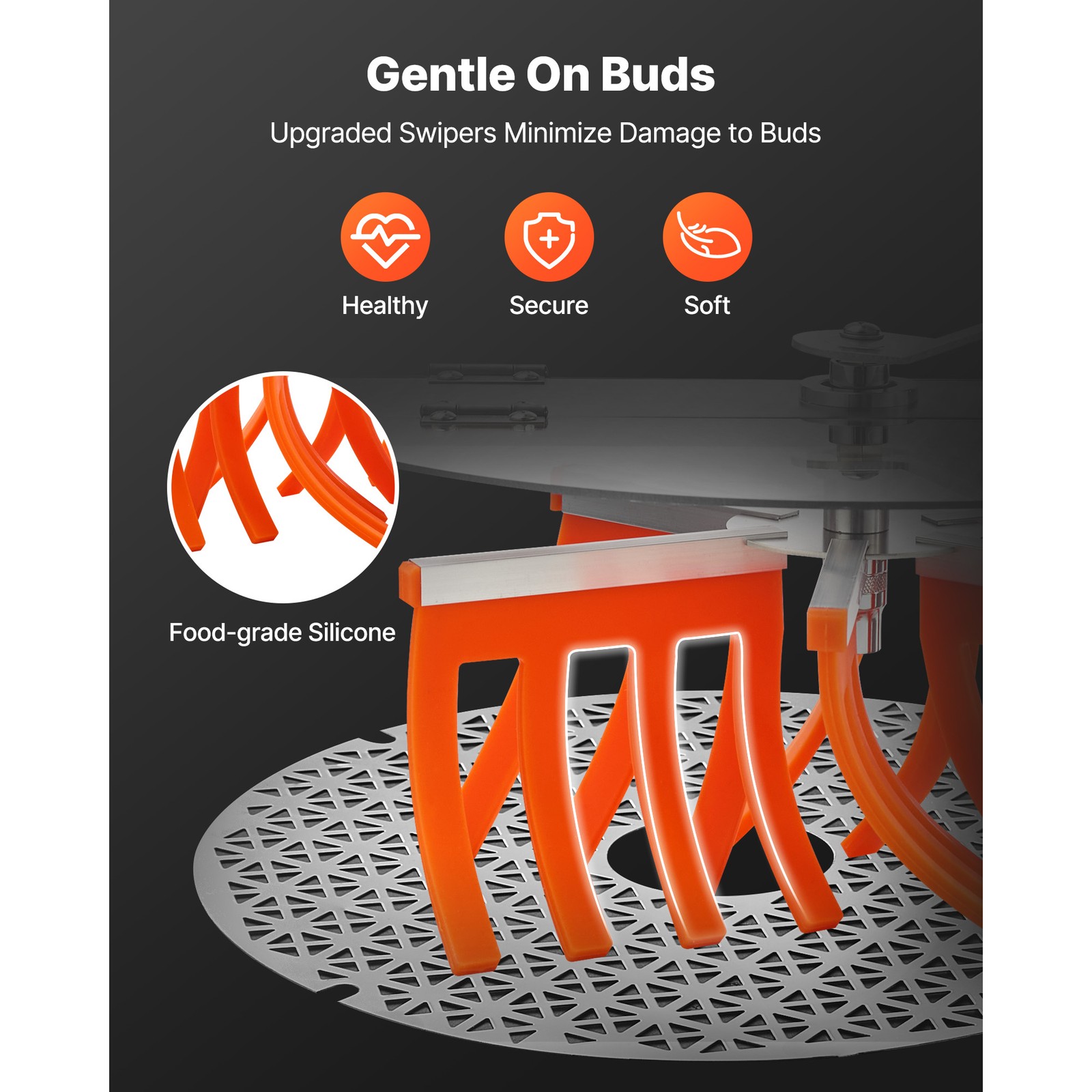 Uimoso 16 inch Manual Bud Leaf Trimmer Hydroponic Plant Trimming Machine Steel