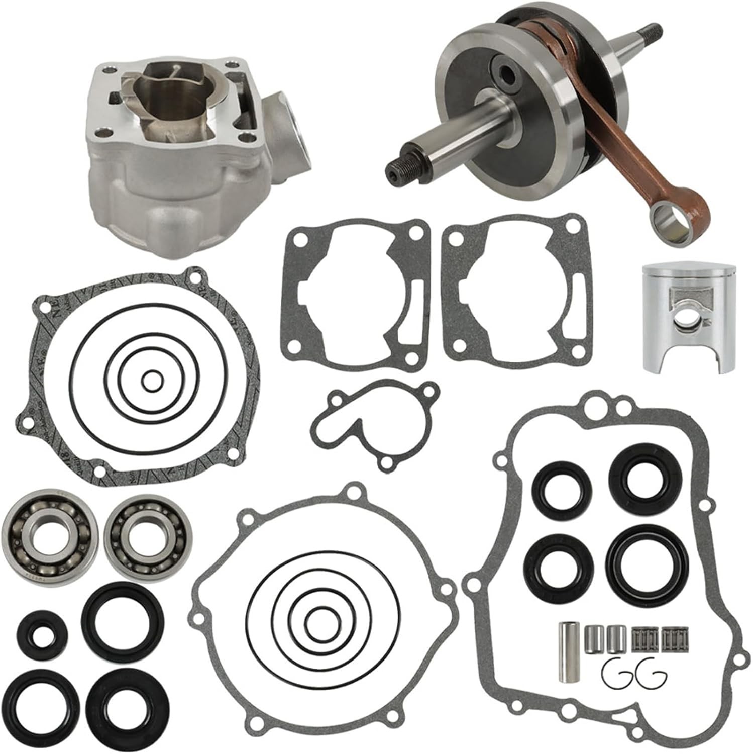 Engine Rebuild Kit Cylinder Piston Crankshaft For 2002-2014 Yamaha YZ85