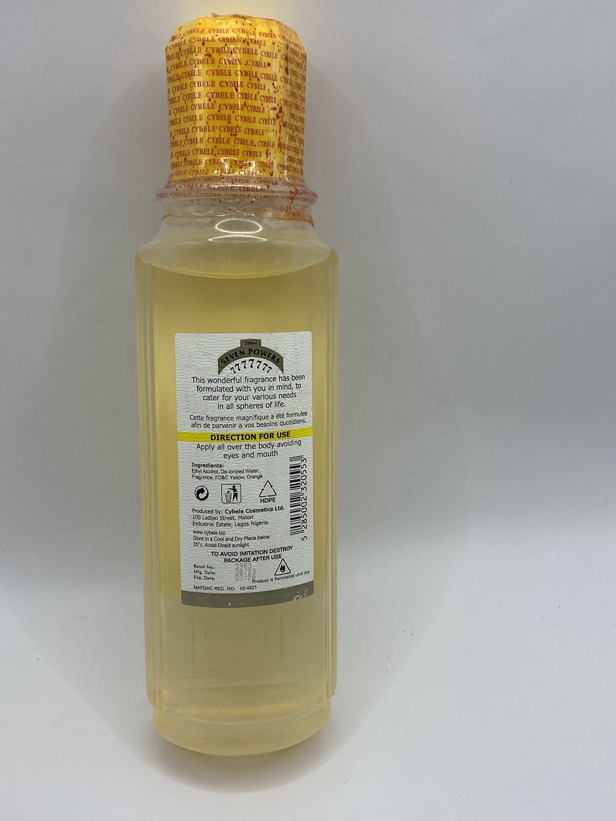 Seven Powers Spiritual Perfume 7777777. Original. 250ml