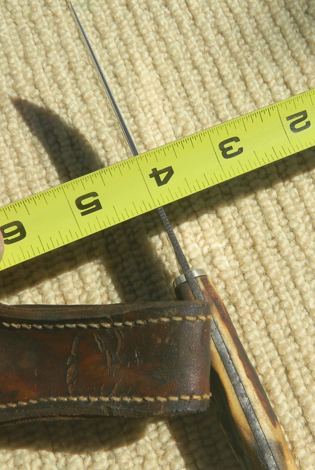 Case Fixed Blade Hunting ,Trapping , Hiking, Camping Knife with Sheath Vintage