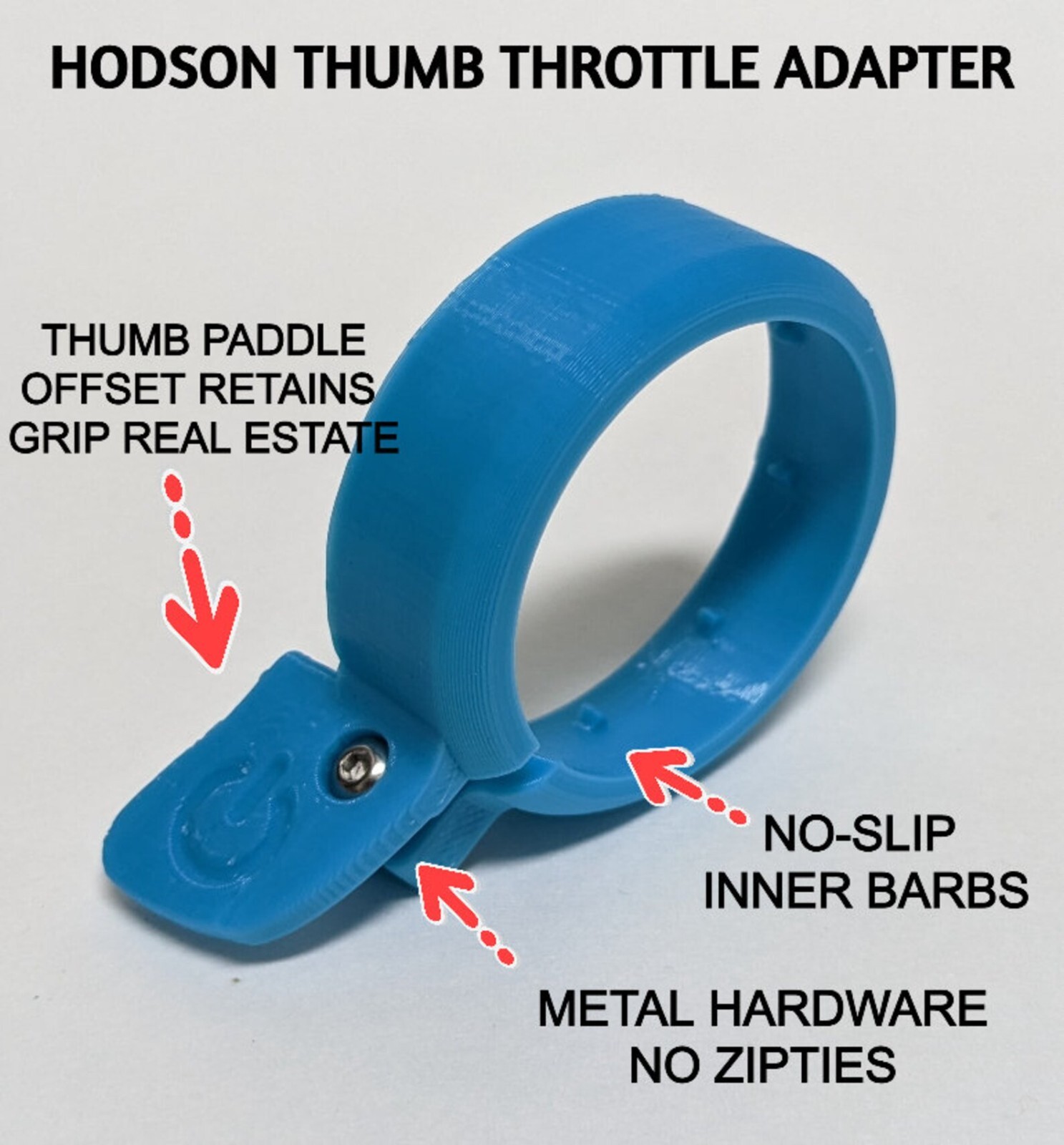 eBike Thumb Throttle Attachment for Rad Power Bikes 2020+ / Lectric / Pedego