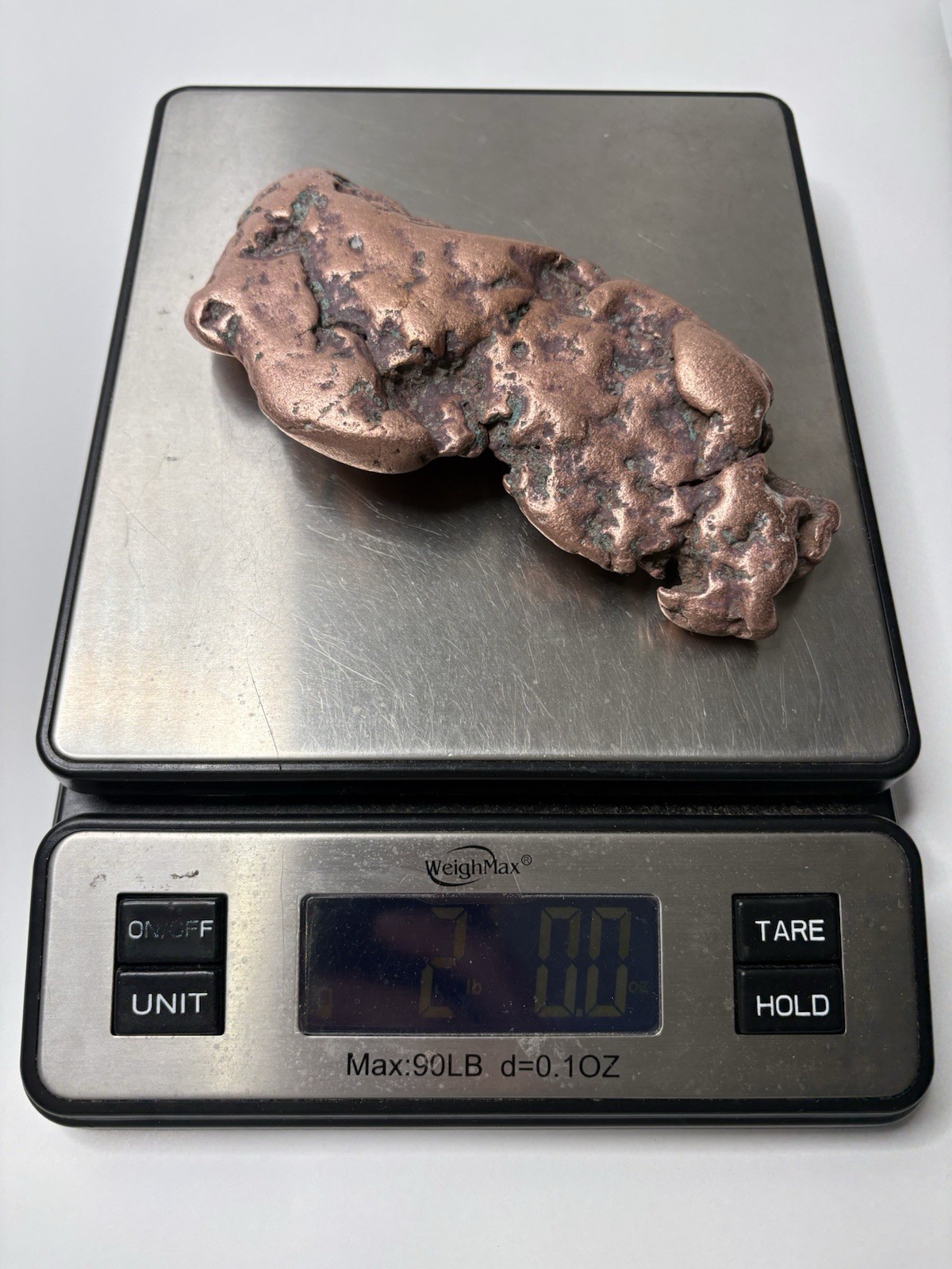 Pure Native Michigan Float Copper Mineral Specimen Lake Superior Keweenaw