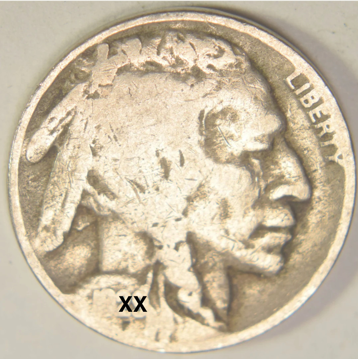 1 Buffalo Nickel - Indian Head Coin - 1913-1938 - US Mint - 5 Cents [Circulated]