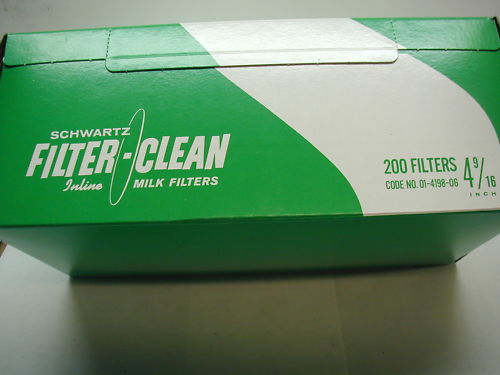 Schwartz Tuffy Milk Filters - 4- 9/ 16 (200)
