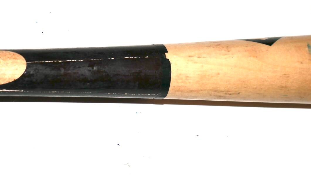 LUKE WADDELL GWINNETT STRIPERS GAME USED LOUISVILLE SLUGGER C271S BAT BRAVES