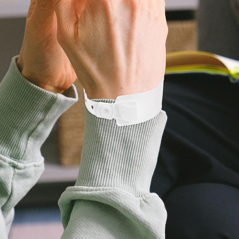 200 Pcs Admission Wristbands Id Bracelets for Elderly Hospital Identification