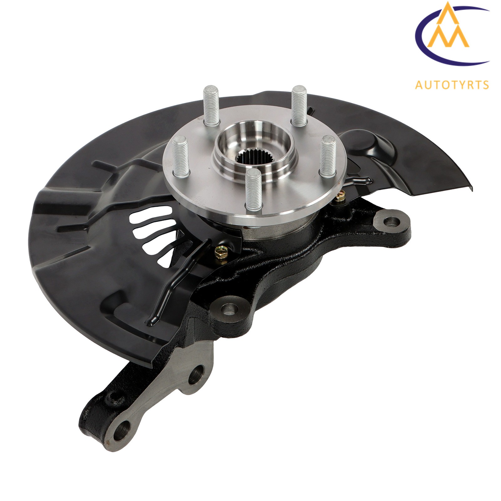 Front Left Steering Knuckle+Wheel Hub Bearing For Toyota Camry 2012 2013 - 2017