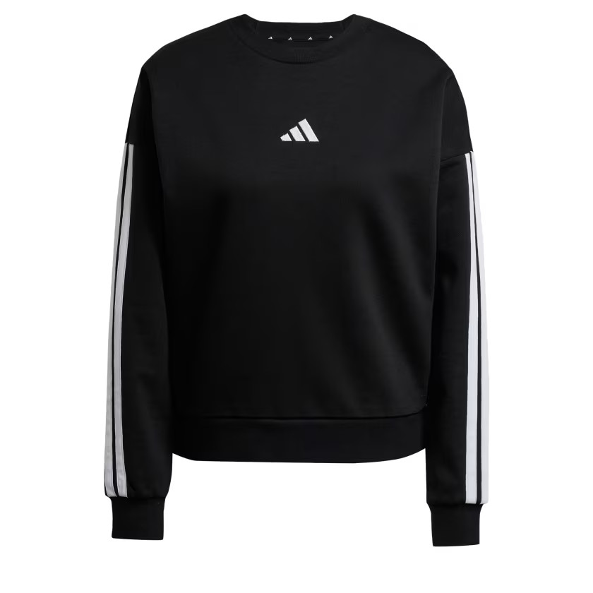 adidas women Essentials 3-Stripes Fleece Sweatshirt