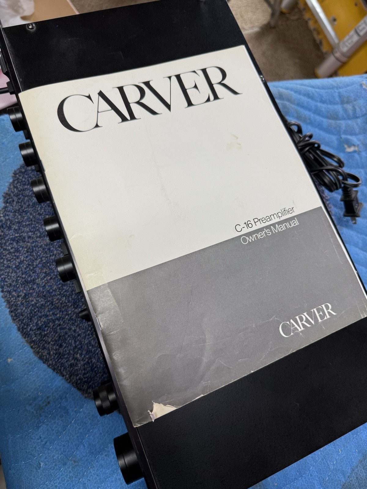 Carver Model C-16 Sonic Holography Stereo Preamplifier With Manual, Works