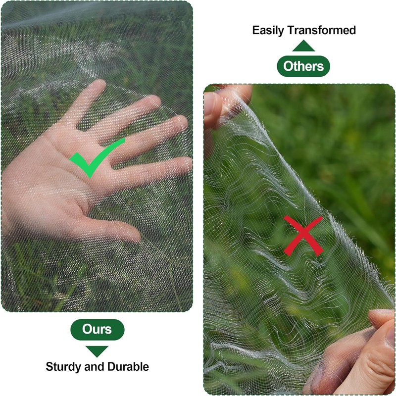20-150ft Mosquito Garden Bug Insect Netting Barrier Bird Net Plant Protect Mesh