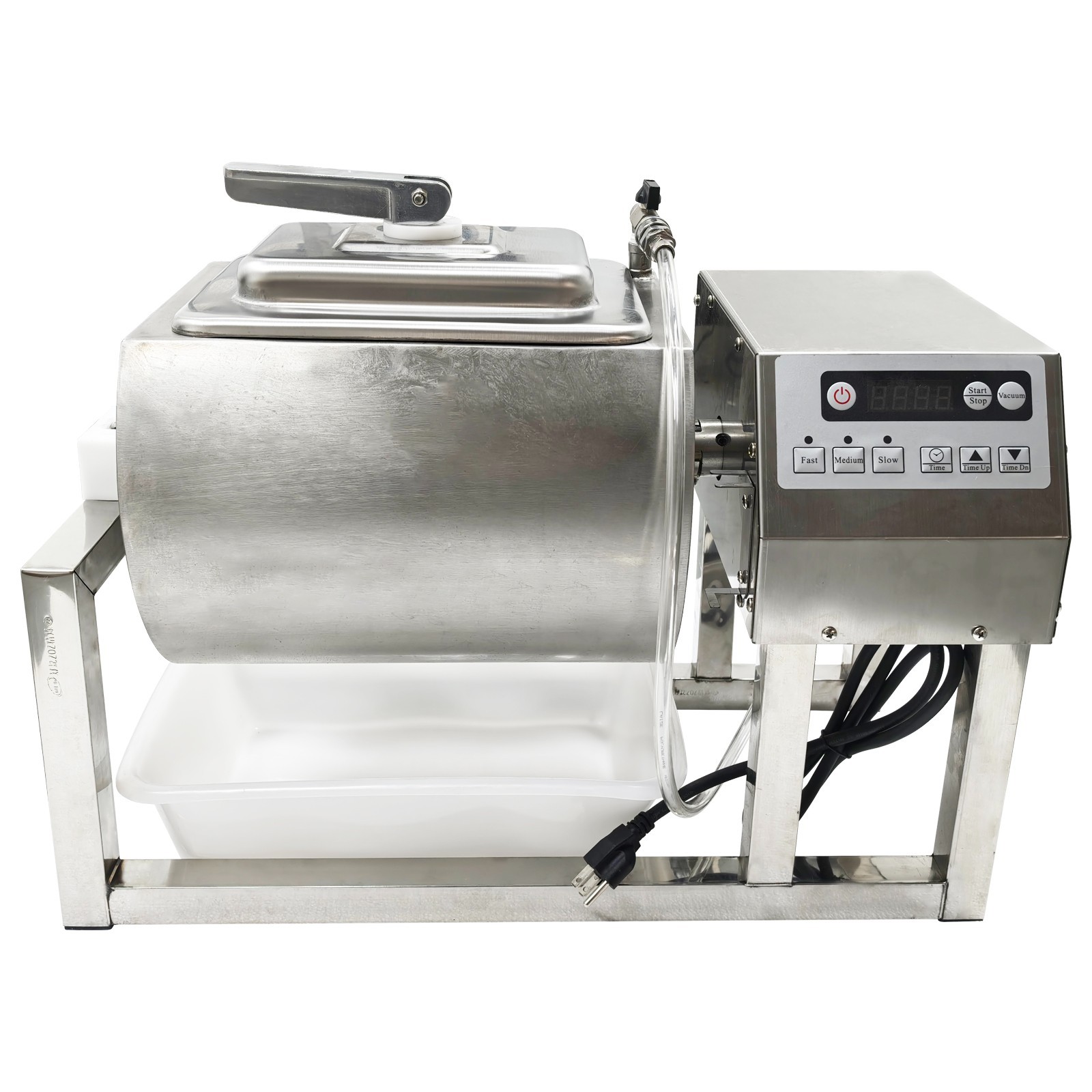 15L Electric Food Marinator Circular Rotatable Marinating Machine Vacuum Meat Tu