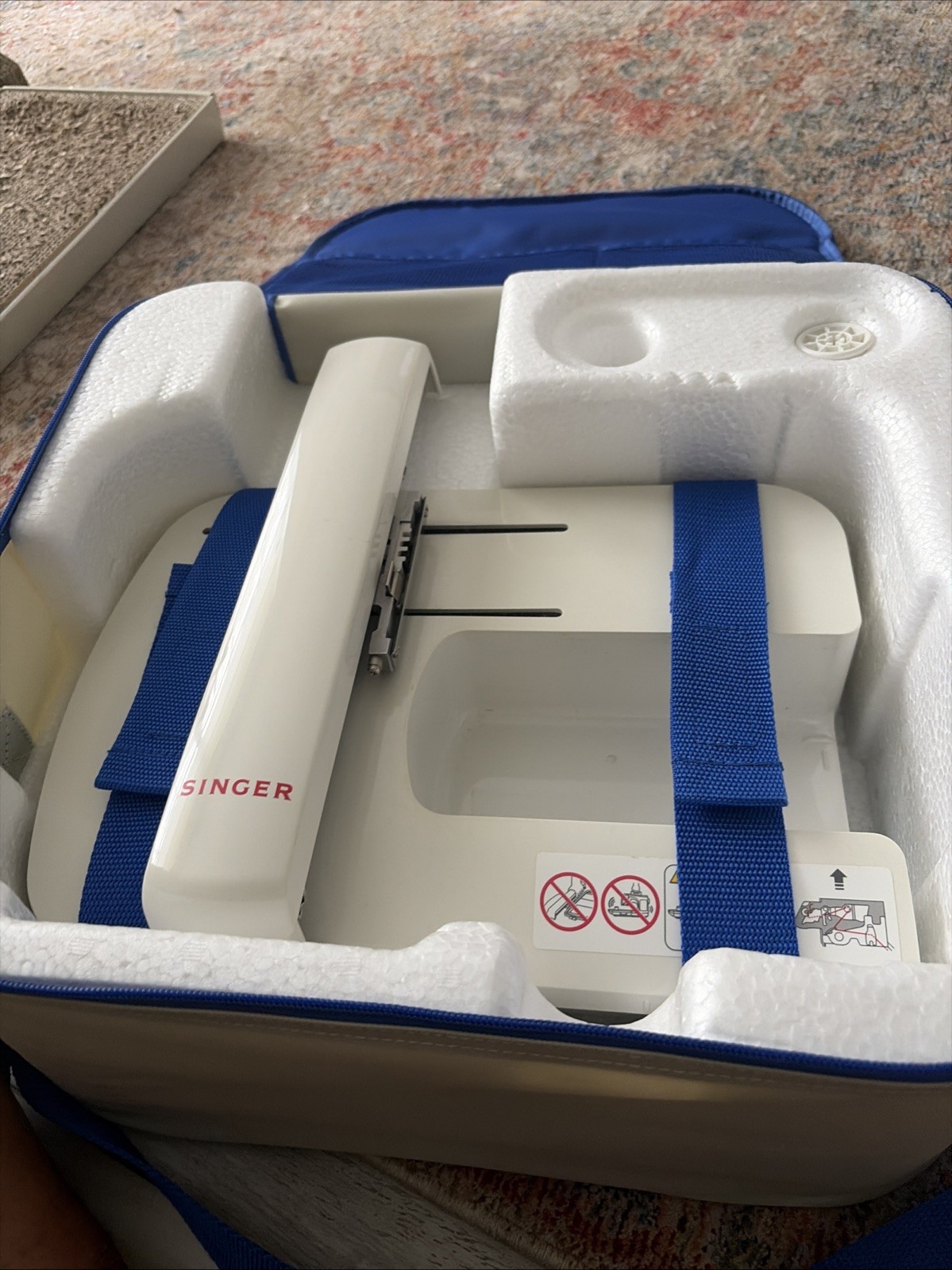 Singer Quantum XL 5000 6000 Model EM-3 Attachment Embroidery Bed & Hoops Look