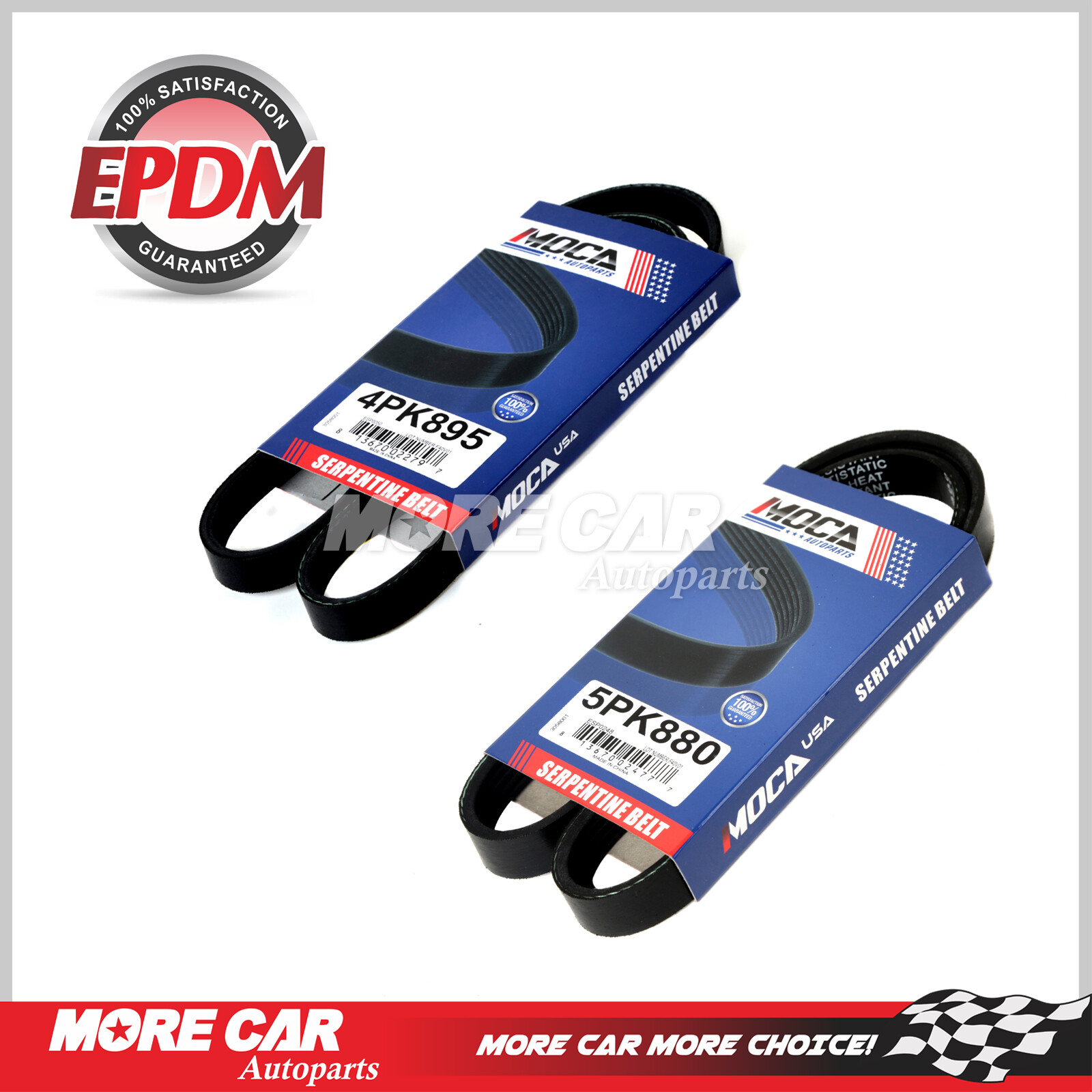 Serpentine Belt Set Alternator-Ps-A/C for 96-07 Subaru Impreza Forester 2.5L