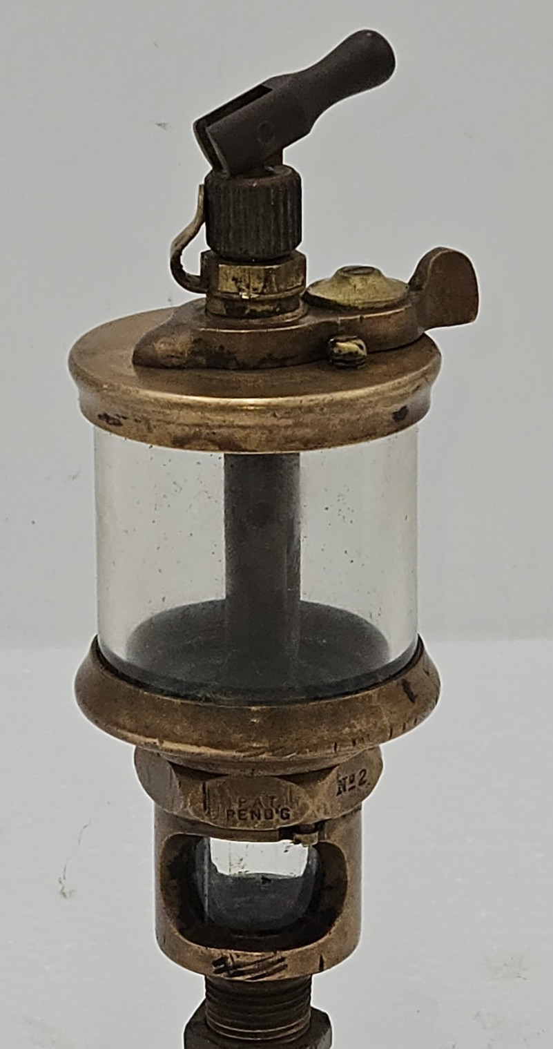 EARLY style Lunkenheimer PARAGON No 2 Cylinder Oiler Lubricator Hit Miss Engine