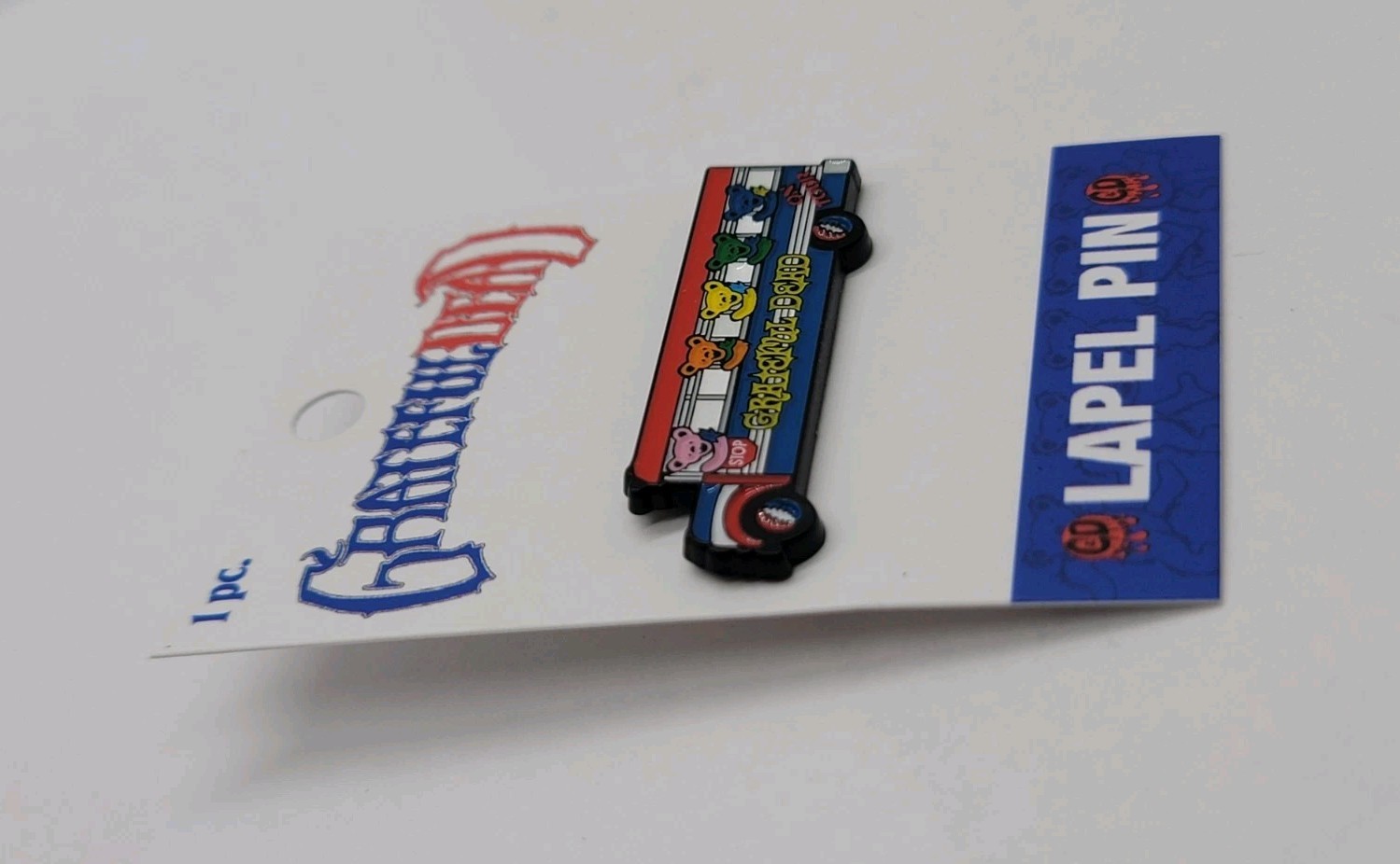 Grateful Dead – Jerry Bears Riding in Bus Enamel Pin