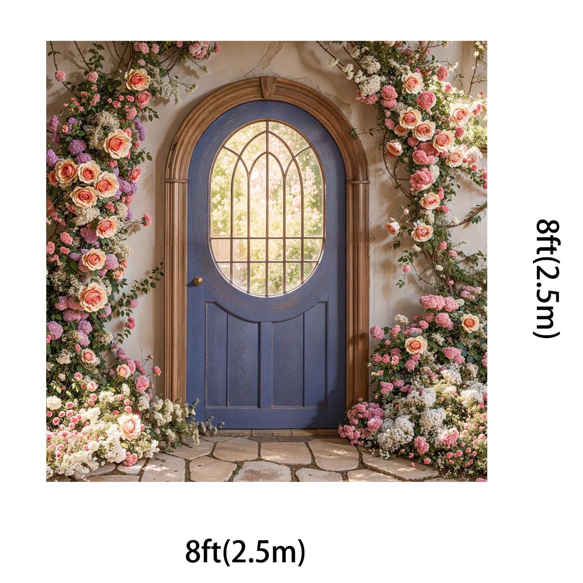 Kate Spring Colorful Flowers Photography Wall Backdrop 10x6.5ft Mixcolor