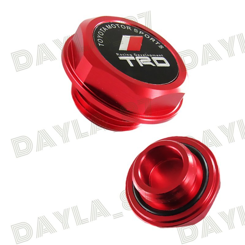 For JDMTRDEngine Oil Filler Cap Billet Red